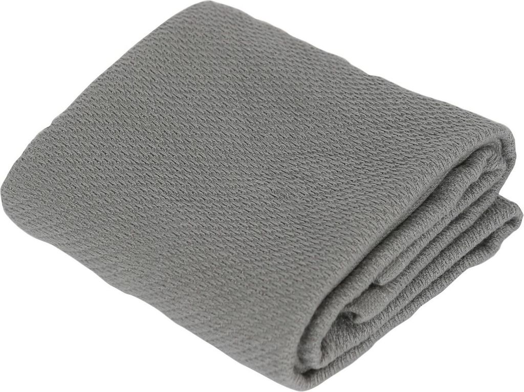 Deluxe-Geschirrtuch aus 100 % Baumwolle, super saugfähiges, weiches Küchen-Geschirrtuch, Trockentuch – 60 cm x 40 cm – Grau