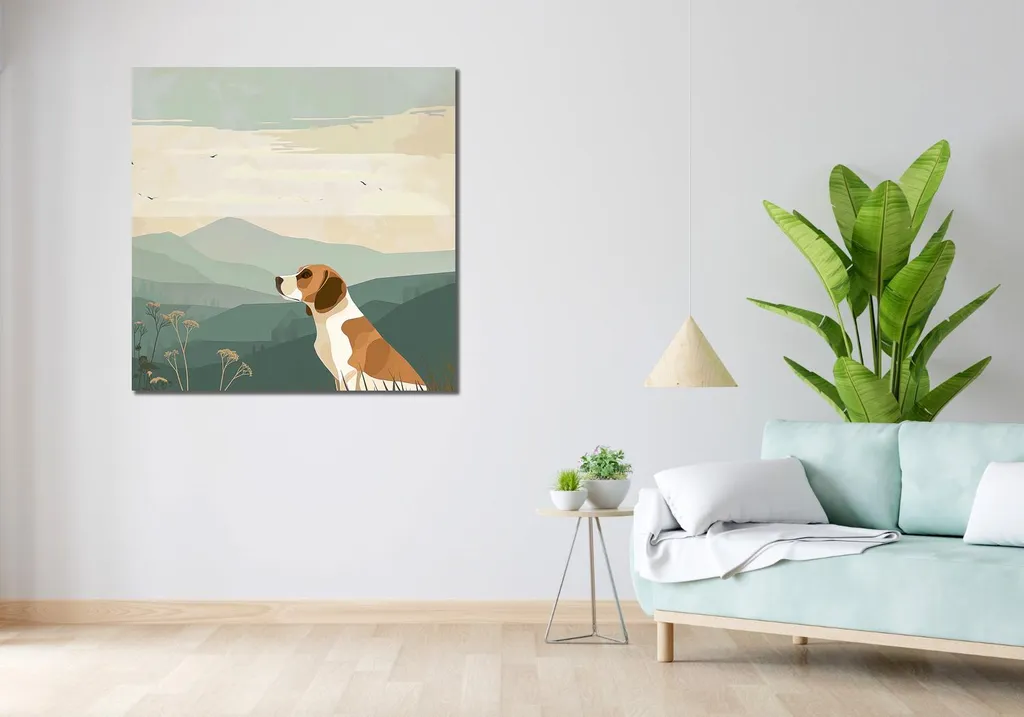 Acquista Quadro 100x100 Fedele Compagno - Prezzo Offerta e Qualità - 2