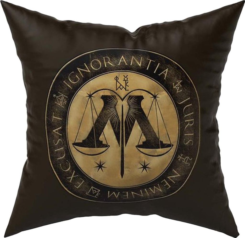 Harry Potter - "Ministry Of Magic" Abzeichen-Kissen, Polyester CD522 (Einheitsgröße) (Bunt)