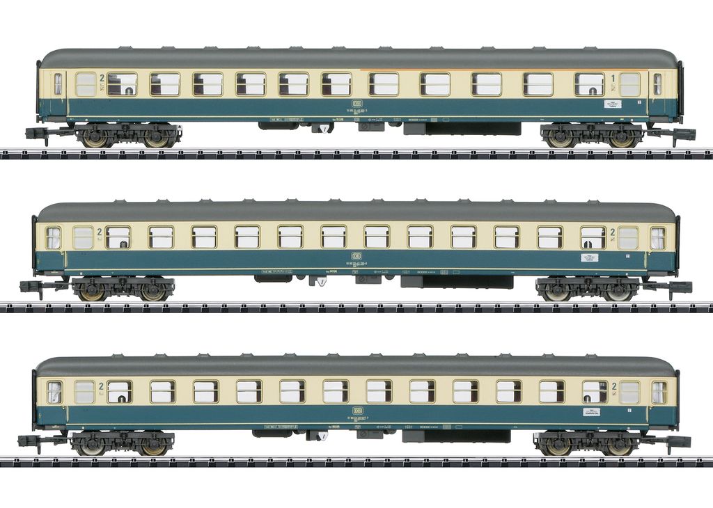 Trix T15639 N 3er-Set Schnellzugwagen der DB