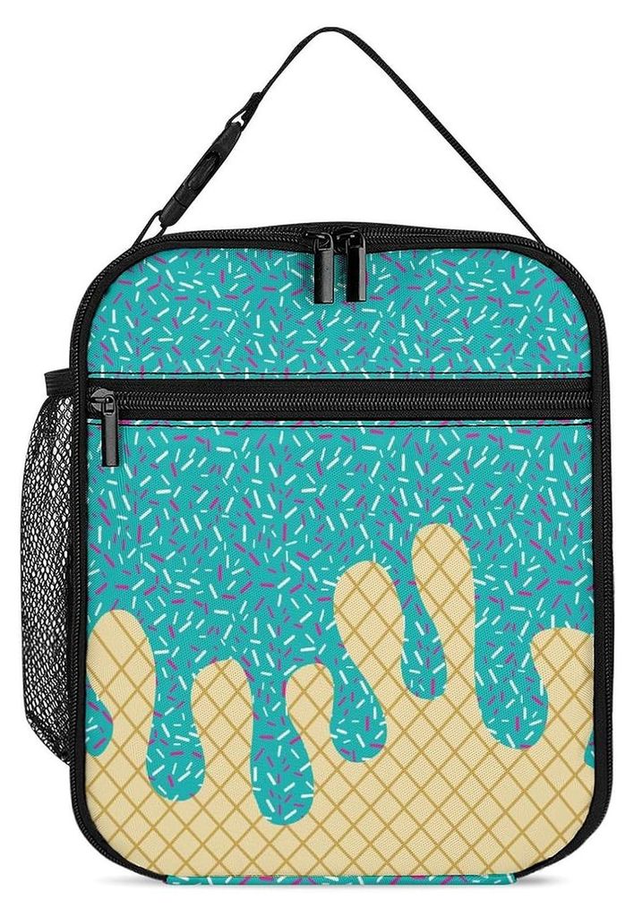 Isolierte Lunchbox-Tasche mit verstärktem Griff, großem Fassungsvermögen, dreilagigem Design, wasserdicht und leicht