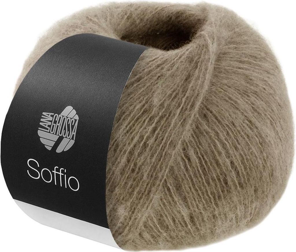 Lana Grossa - Soffio 0026 taupe Produktbild 