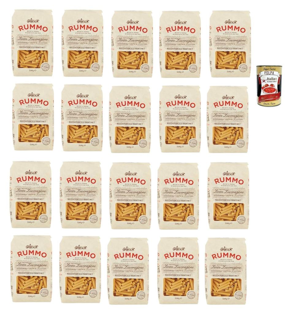 Rummo Italian Gourmet Bundle Maccheroncelli Rigati N° 7 20 Produktbild 