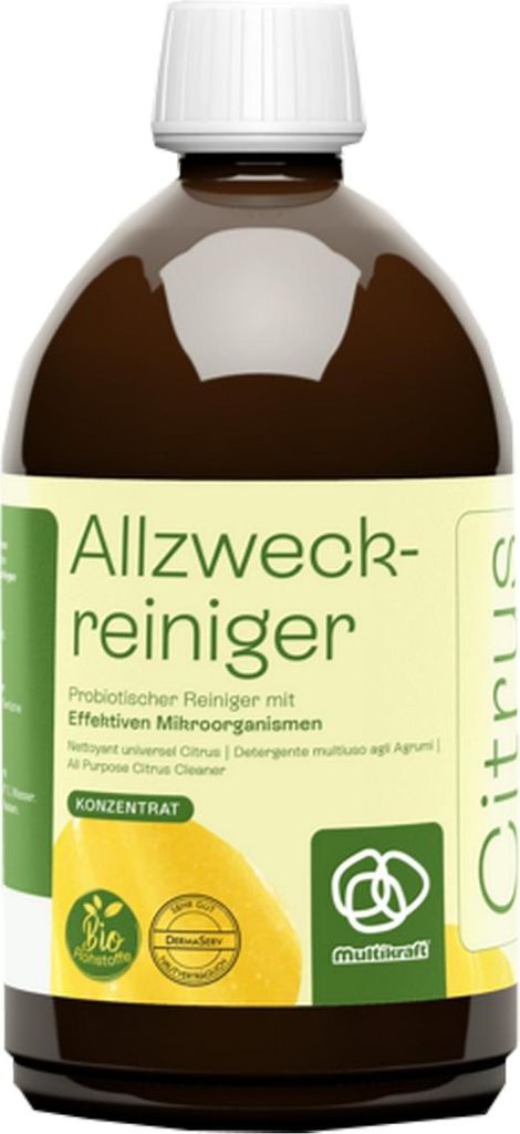 Multikraft Allzweckreiniger Citrus 500ml Probiotischer Reiniger mit Zitrusduft