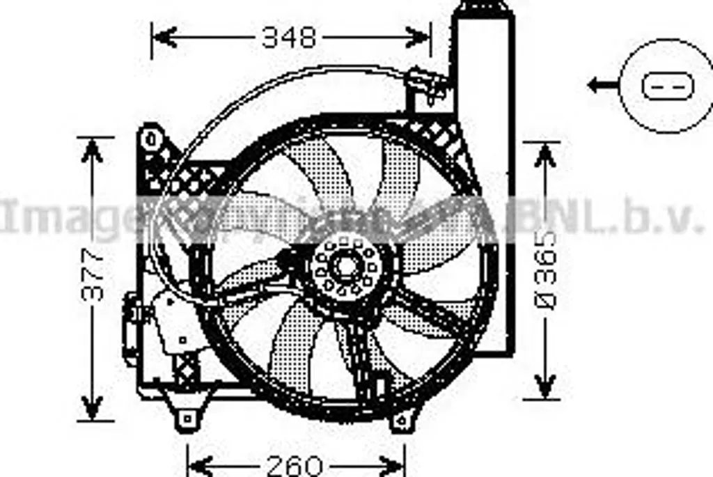 Évitez la Surchauffe Meriva : Ventilateur de Refroidissement AVA OL7531