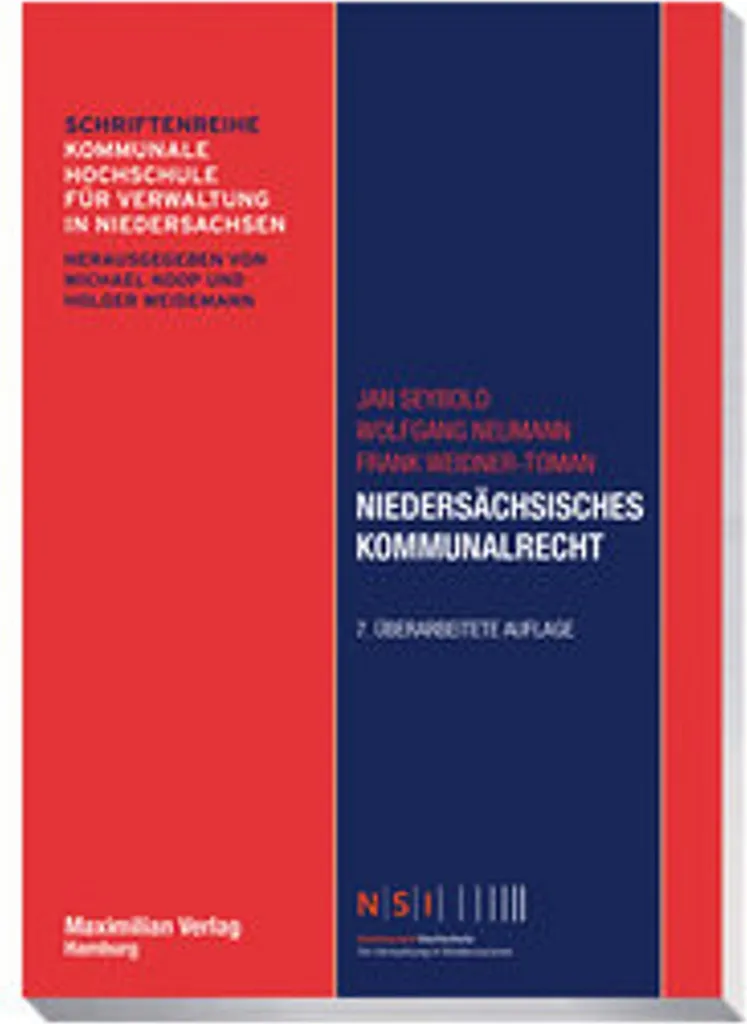 Manuel Niedersächsisches Kommunalrecht pour le droit des communes