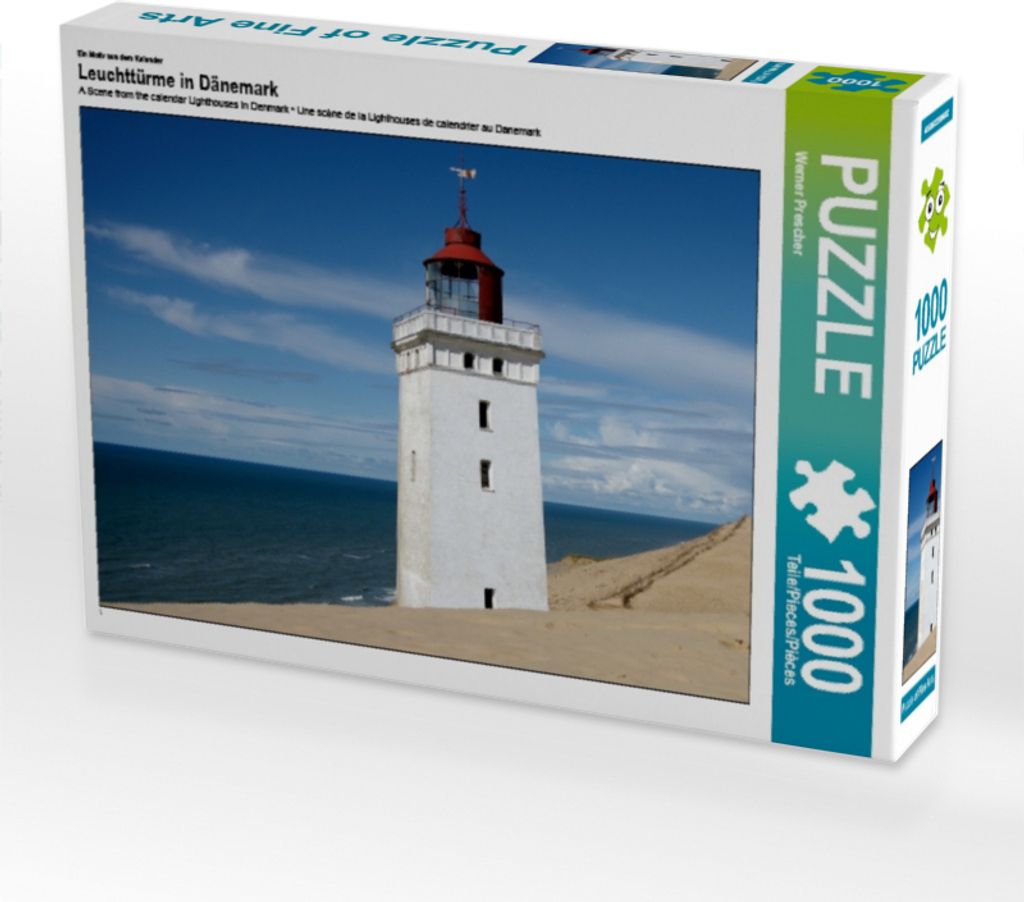 Calvendo Ein Motiv aus dem Kalender Leuchttürme in Dänemark 1000 Teile Puzzle quer 640x480mm, Prescher Werner; 7314528