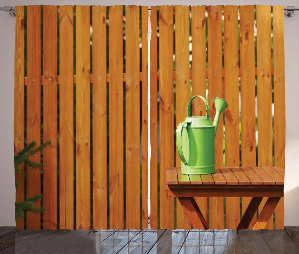 Rideau pour Baie Vitrée Thème Jardinage Rideaux Salon 280x225 cm