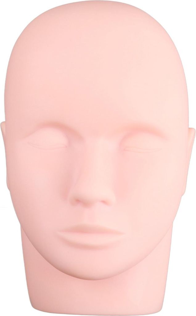 Weiches Gummi-Wimperntransplantat, Make-up, Massage, Praxis, Training, gefälschte Kopfform, Schaufensterpuppe