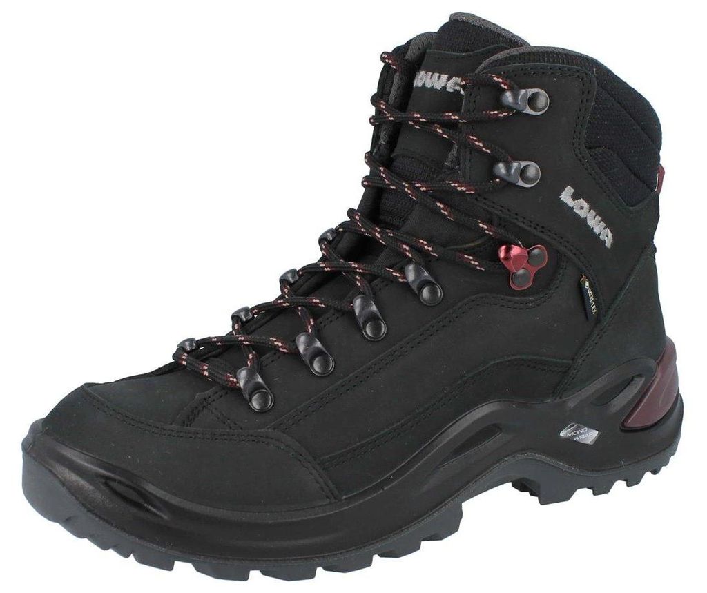 LOWA Renegade GTX Damen Wanderstiefel schwarz Nubukleder - Produktbild 
