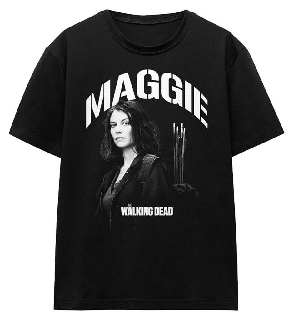 The Walking Dead - T-Shirt für Damen TV31581 (M) (Schwarz)