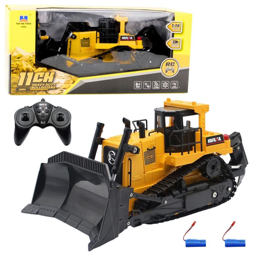 Lean Bulldozer Baufahrzeug Ferngesteuert 1:16 R/C Gelb Produktbild 