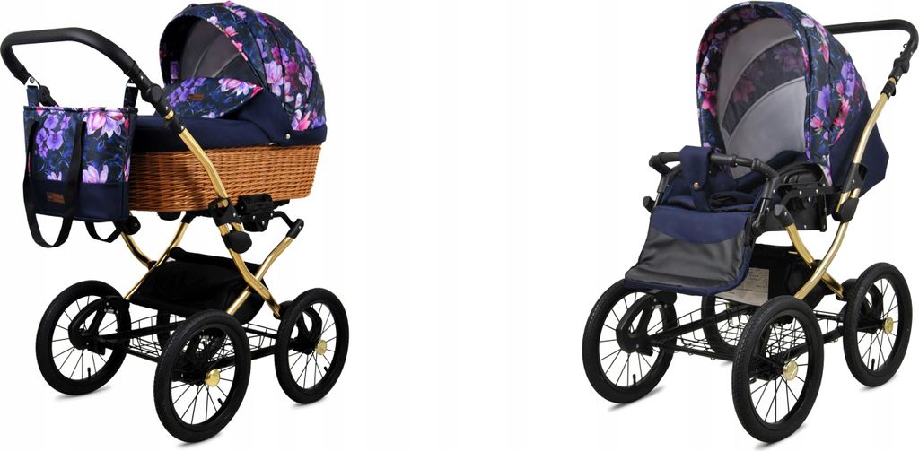 Babylux® Classic Gold | 2in1 Kinderwagen Set | Royal Produktbild 
