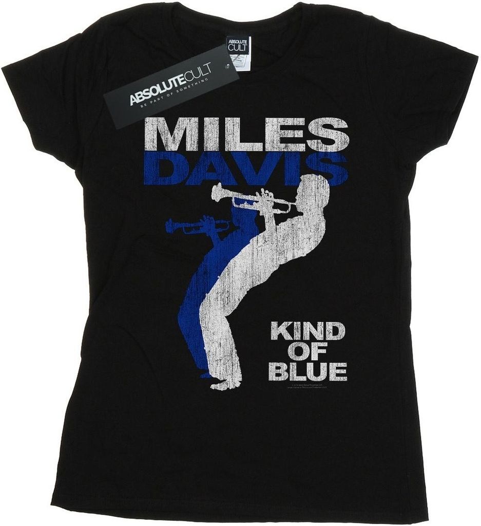 Miles Davis - "Kind Of Blue" T-Shirt für Damen BI30201 (XXL) (Schwarz)
