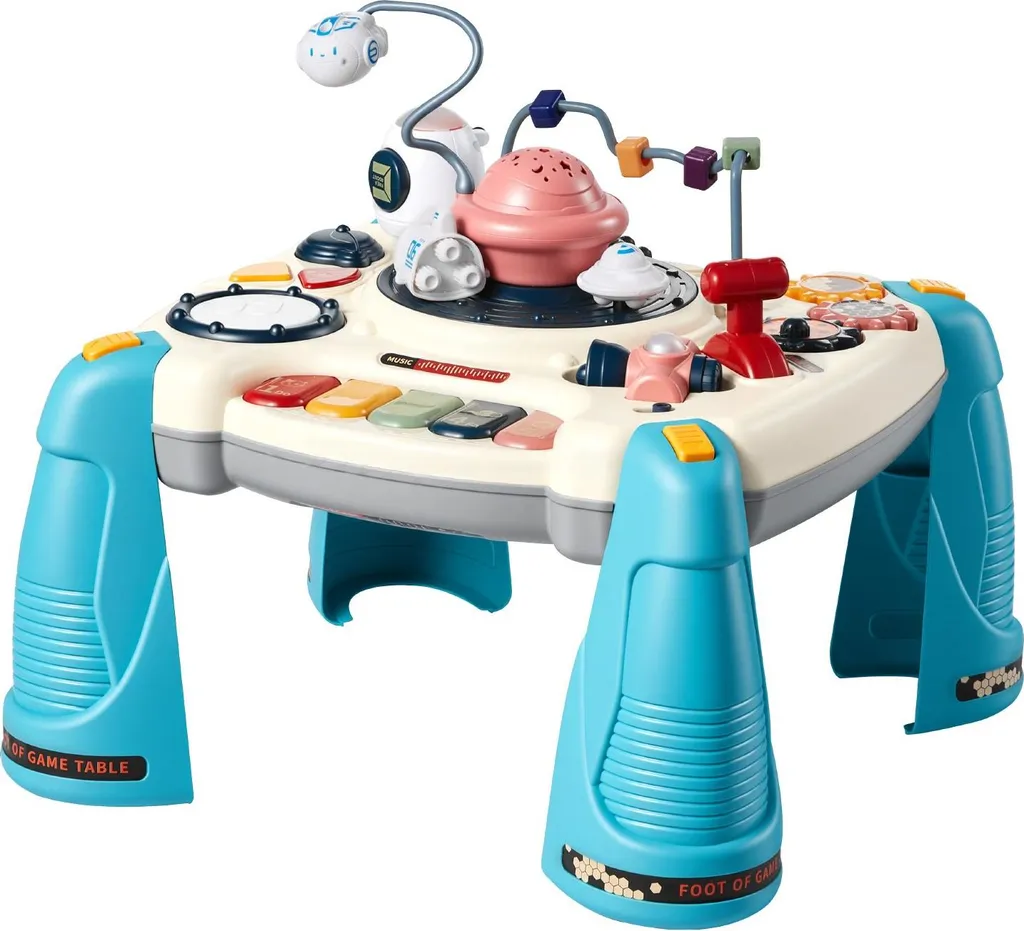 Table d'activités bébé interactive Thème Espace avec 12 jeux et 60 sons - 11