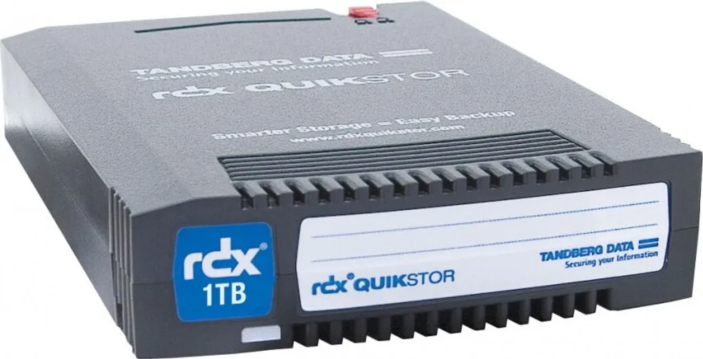 Support de Stockage RDX 1To Tandberg - Disque de Sauvegarde Amovible