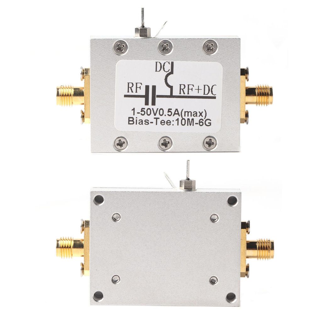 1 Pcs 10MHz-6GHz Bias T 10MHz-6GHz Breitband Radio Frequenz Mikrowelle Koaxial Bias