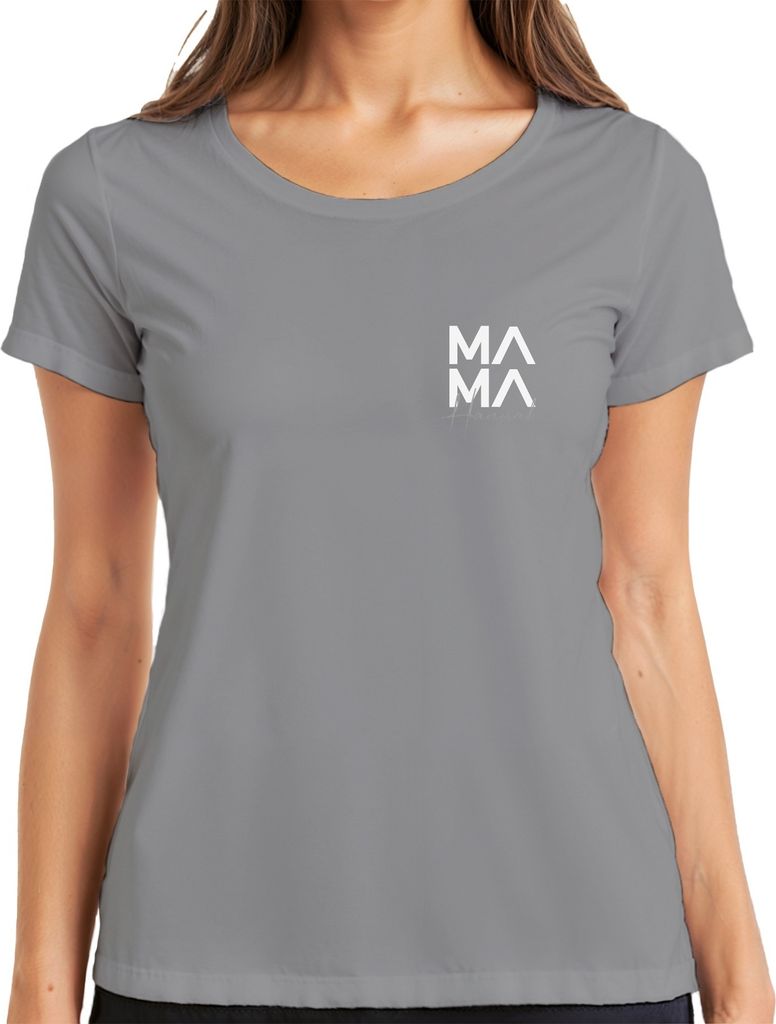 Muttertag Geschenk | Mama Personalisierbar mit Namen der Kinder | Geschenk Mütter Personalisiert | Werdende Mutter Geschenkidee Damen T-Shirt, Gra...