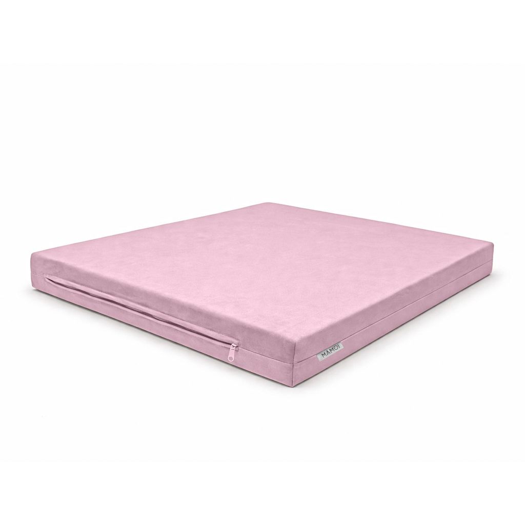 MAMOI Matte für Sprossenwand, Trainingsmatte für Zuhause, weiche Fitnessoberfläche, Velvet-Material, abnehmbarer Bezug