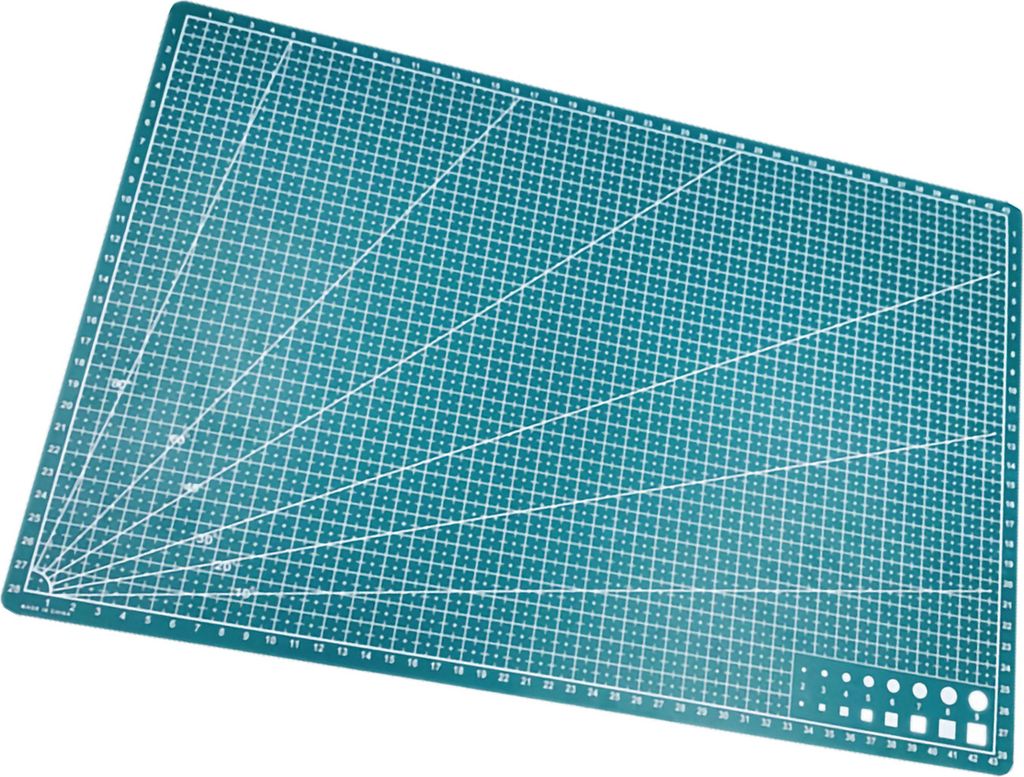 A3 Schneidematte Einseitiges Schneidebrett Schneidepad DIY Werkzeug mit klaren Rasterlinien Winkel für Scrapbooking Kunst und Handwerk Projekte