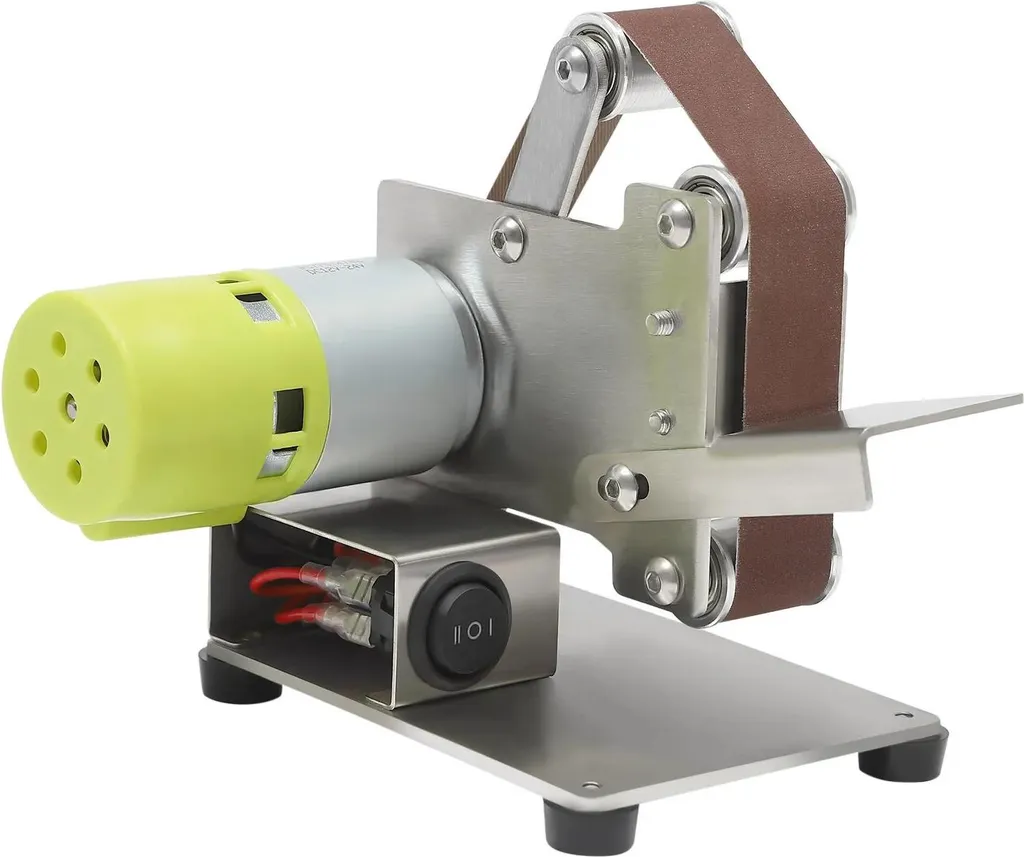 Ponceuse de table 150W à vitesse variable 7 niveaux - Bande 25mm UE
