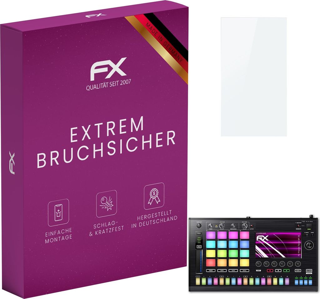 atFoliX FX-Hybrid-Glass Displayfolie kompatibel mit Pioneer Toraiz SP-16 Glasfolie