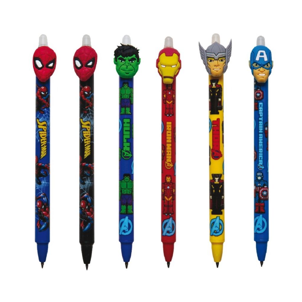 Gummierter Stift - blaue Mine - MARVEL (Avengers) Produktbild 