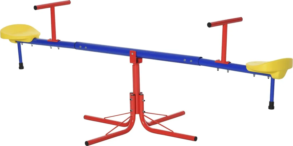Fauteuil à bascule pivotant à 360 degrés avec base stable à 4 barres