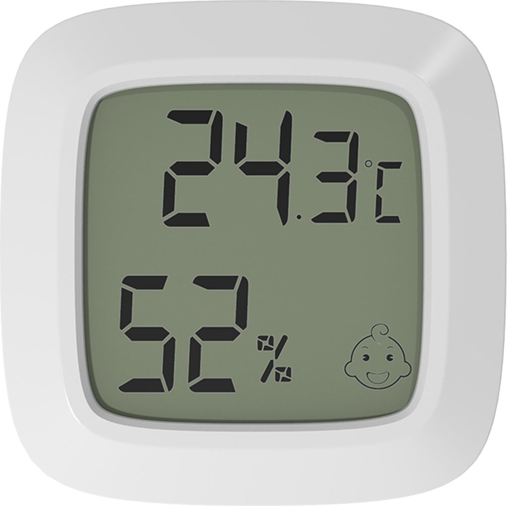 Innen-Hygrometer-Thermometer, praeziser Mini-Feuchtigkeitsmonitor, Schreibtisch, Wand, magnetisch, einfach zu installierende elektronische Temperat...