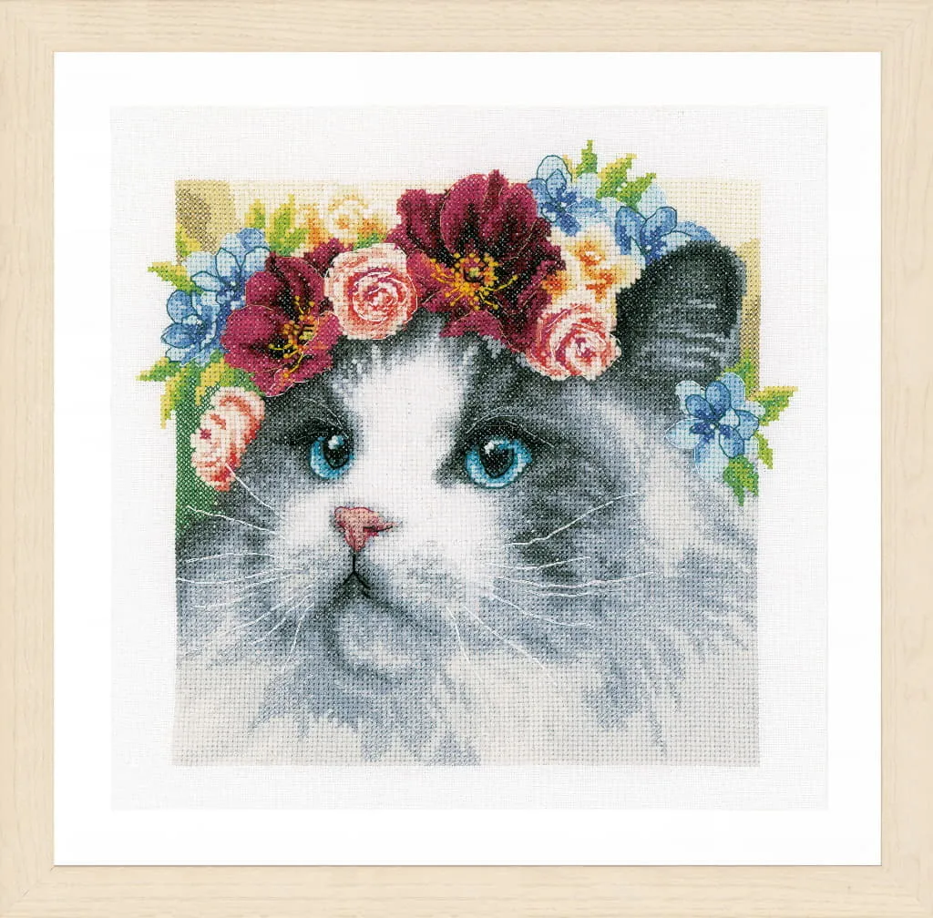 Kit point de croix Ragdoll : kit complet sans défaut pour brodeurs
