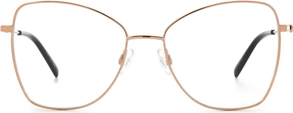 Lunettes de vue dorées légères M Missoni MMI 0059 en métal cuivré