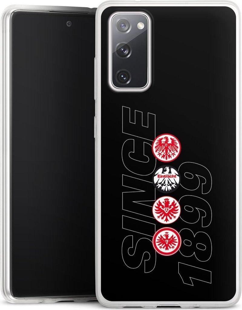 DeinDesign Slim Hülle für Samsung Galaxy S20 FE 5G Silikon Case Ultra Dünn Handyhülle Adler Eintracht Frankfurt Logo