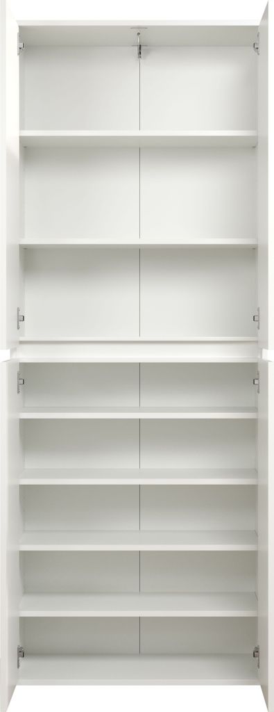 trendteam Nevada Armoire multi-usages 4 portes blanc, L/H/P Image du produit 