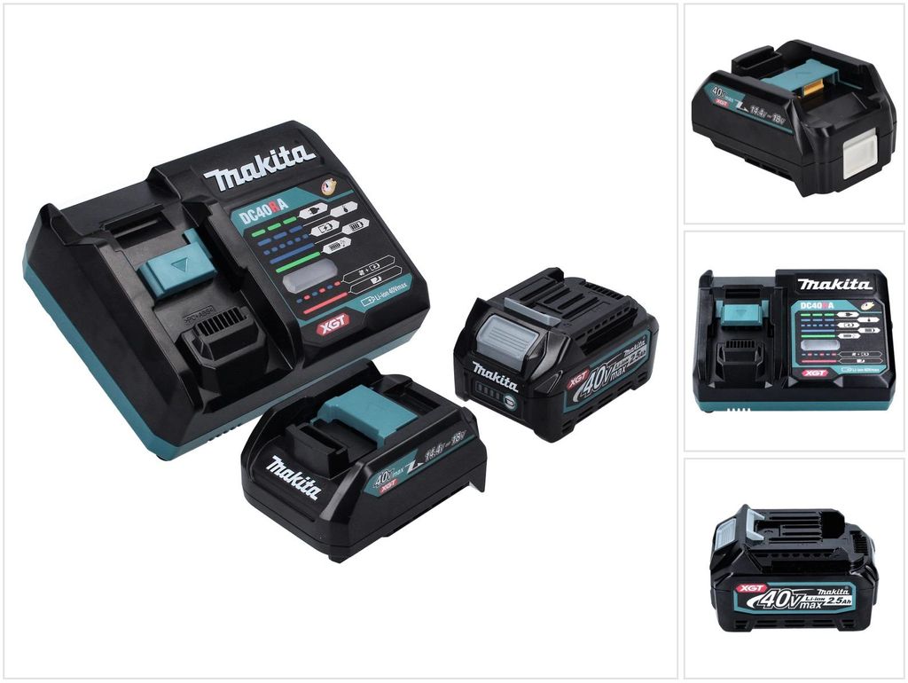 Makita Power Source Kit 40 V max. mit BL 4025 Akku 2.5 Ah ( Produktbild 