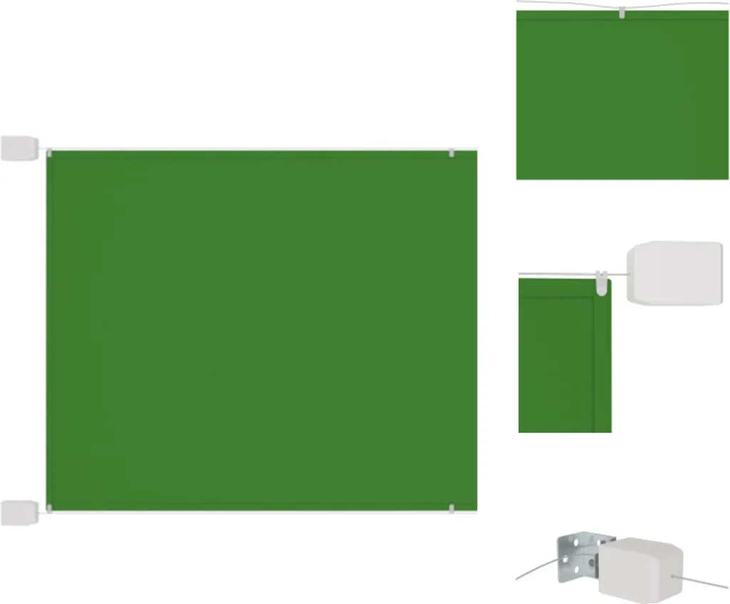 Tenda da Sole Verticale Verde 60x360 cm | vidaXL Tessuto Oxford Impermeabile