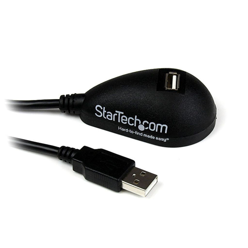 StarTech.com 1,5m USB 2.0 Verlängerung - USB-A Verlängerungskabel Stecker auf Buchse - Cable for Kamera - Verlängerungskabel - Schwarz