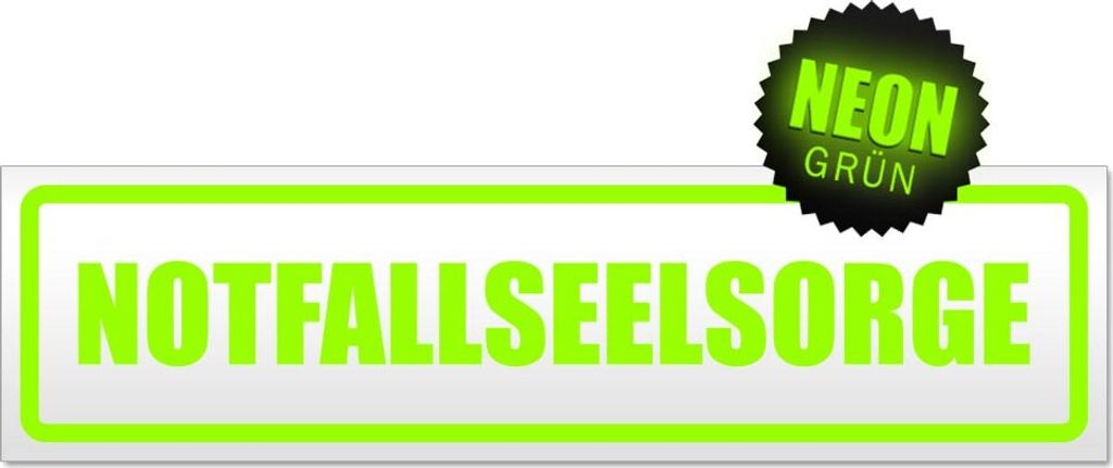 Notfallseelsorge Magnetschild Schild magnetisch
