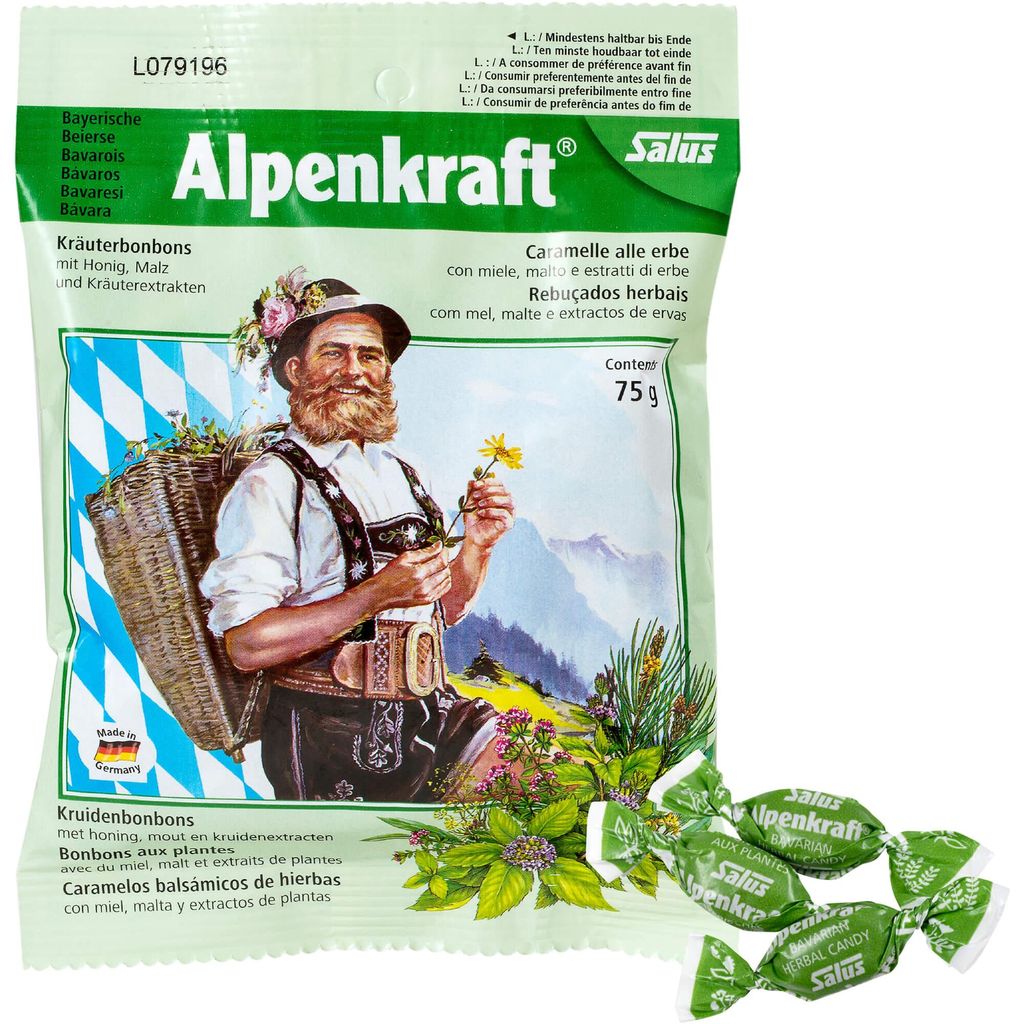 Salus Bayerische Alpenkraft Kräuterbonbons, 75 g Bonbons Produktbild 