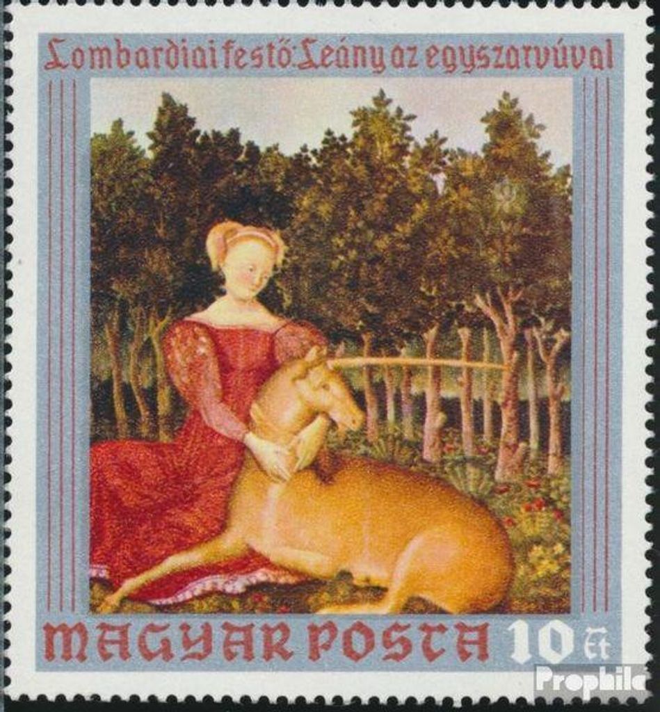Briefmarken Ungarn 1970 Mi 2640A (kompl.Ausg.) postfrisch Gemälde