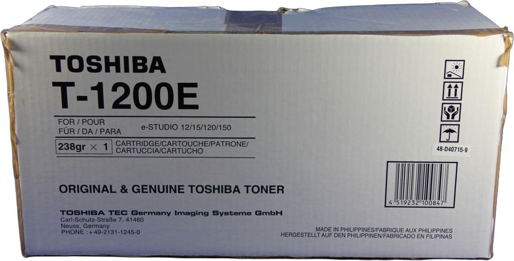 Toshiba T-1200E Toner Black 6B00000085 -B