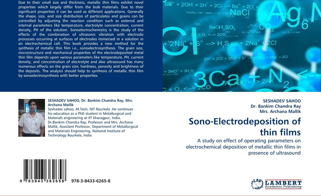 Sono-Electrodeposition of thin films