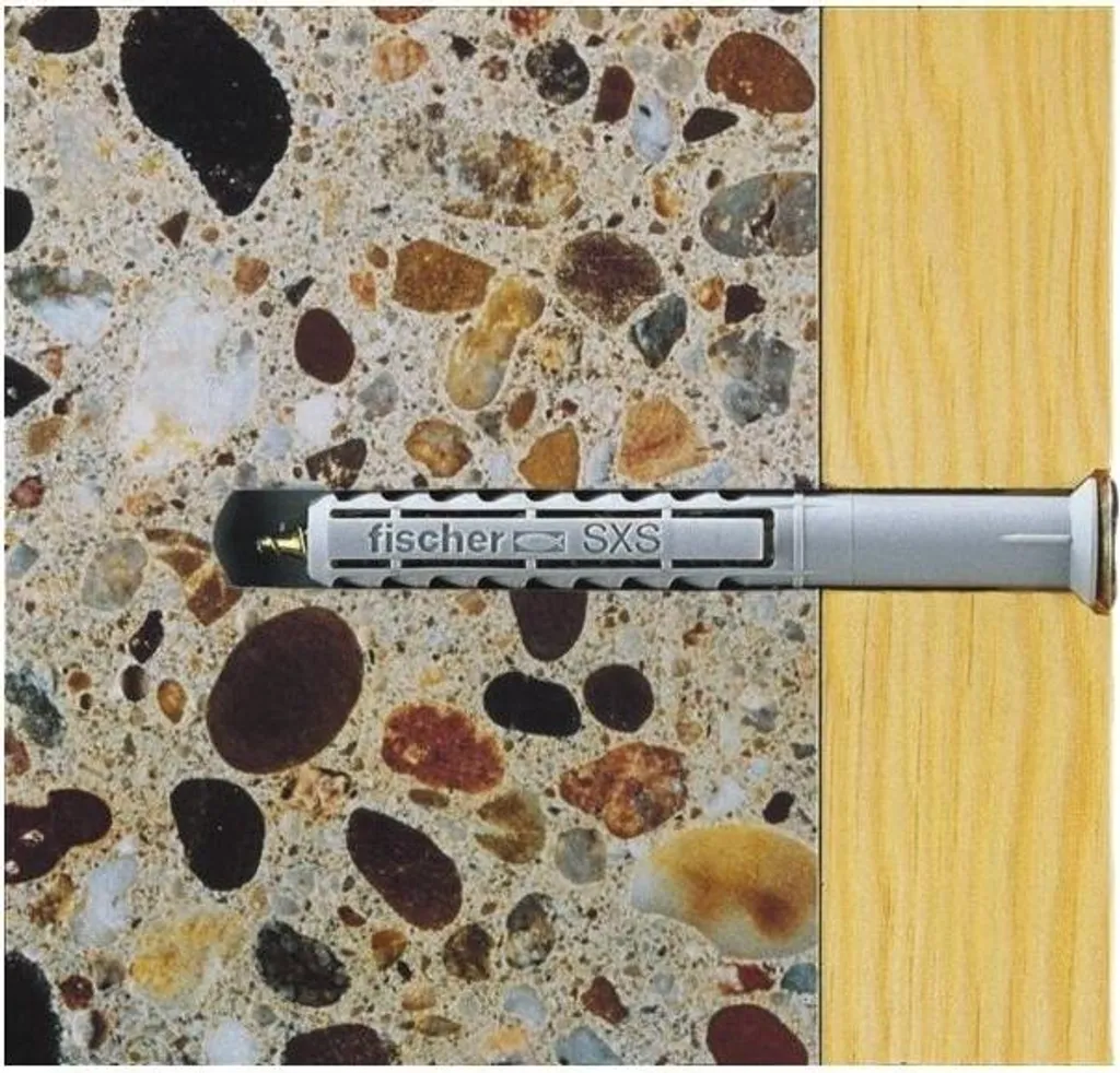 Fixation pour cadre Fischer SXS 10x160 T avec vis torx tête fraisée