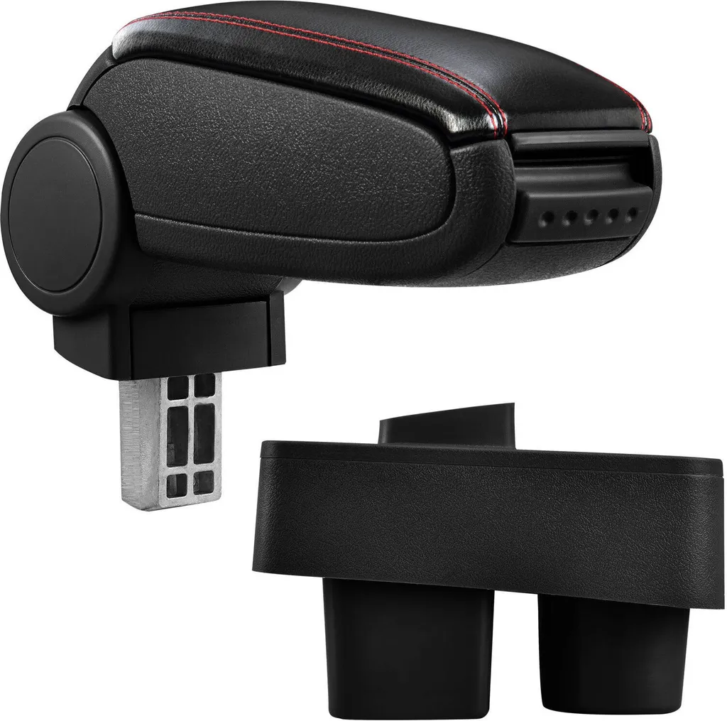 Copri Bracciolo per Skoda Roomster: Comfort e Stile in Pelle Nero/Rosso