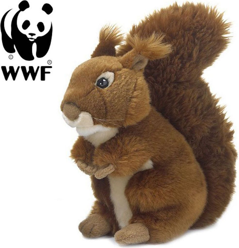 WWF - Peluche - Écureuil (23cm, assis) réaliste Peluche Image du produit 