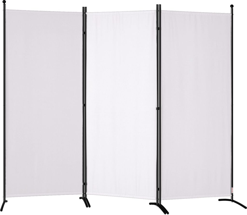 VEVOR 3-teiliger Paravent Klappbarer Raumteiler 226 x 185 cm, Freistehende Sichtschutzwand Raumteiler Stellwand 75 x 51,5 x 185 cm Trennwand Sichts...