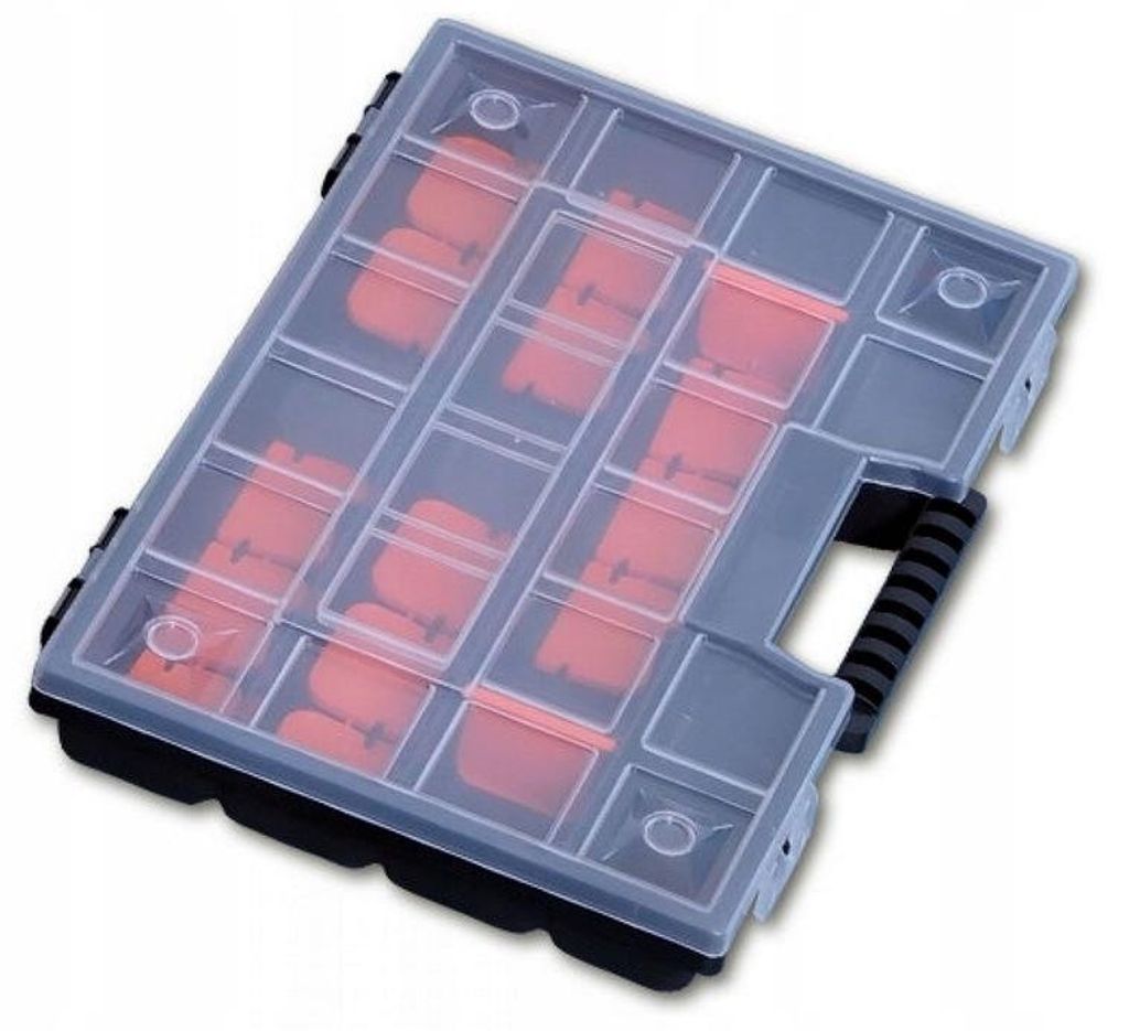 Organisateur d'outils NOR12 - 21 compartiments - Noir - Image du produit 