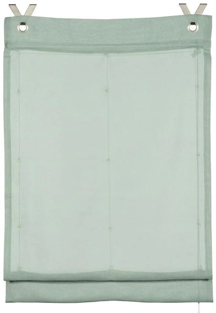 Rideau blanc 140 x 80 cm pour cuisine ou salle de bain en polyester