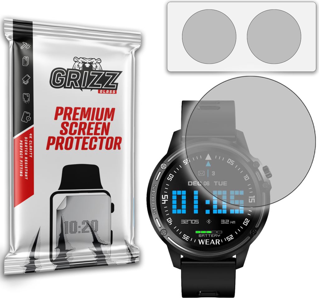 Matte Folie GrizzGlass PaperScreen für Smartwatch WL8