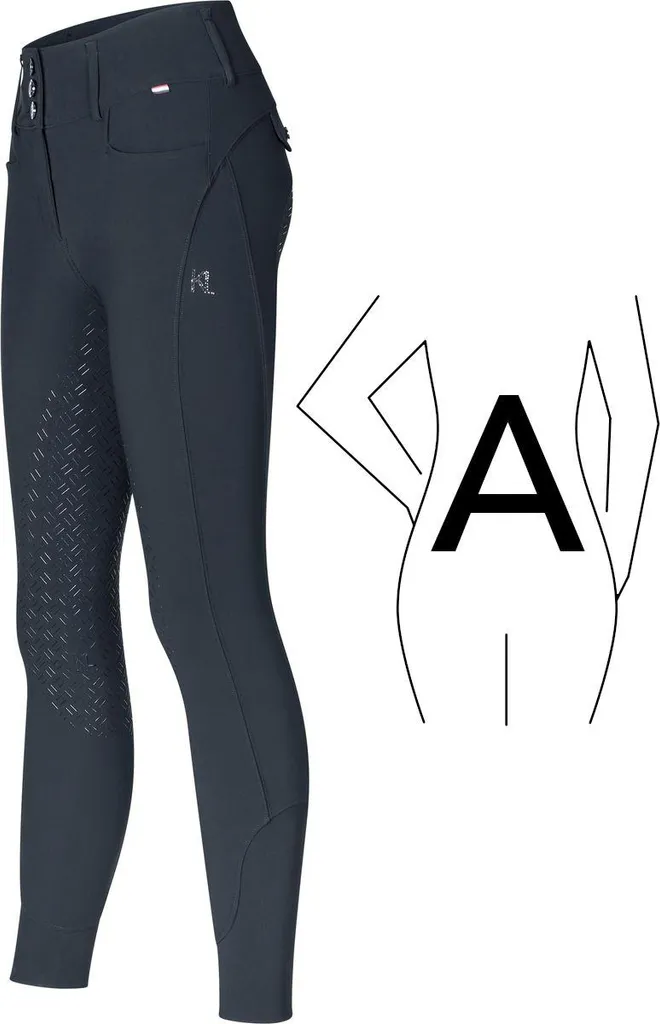 Culotte d'équitation Kingsland KLKimi : Confort et Grip A-Shape Anti-Glisse