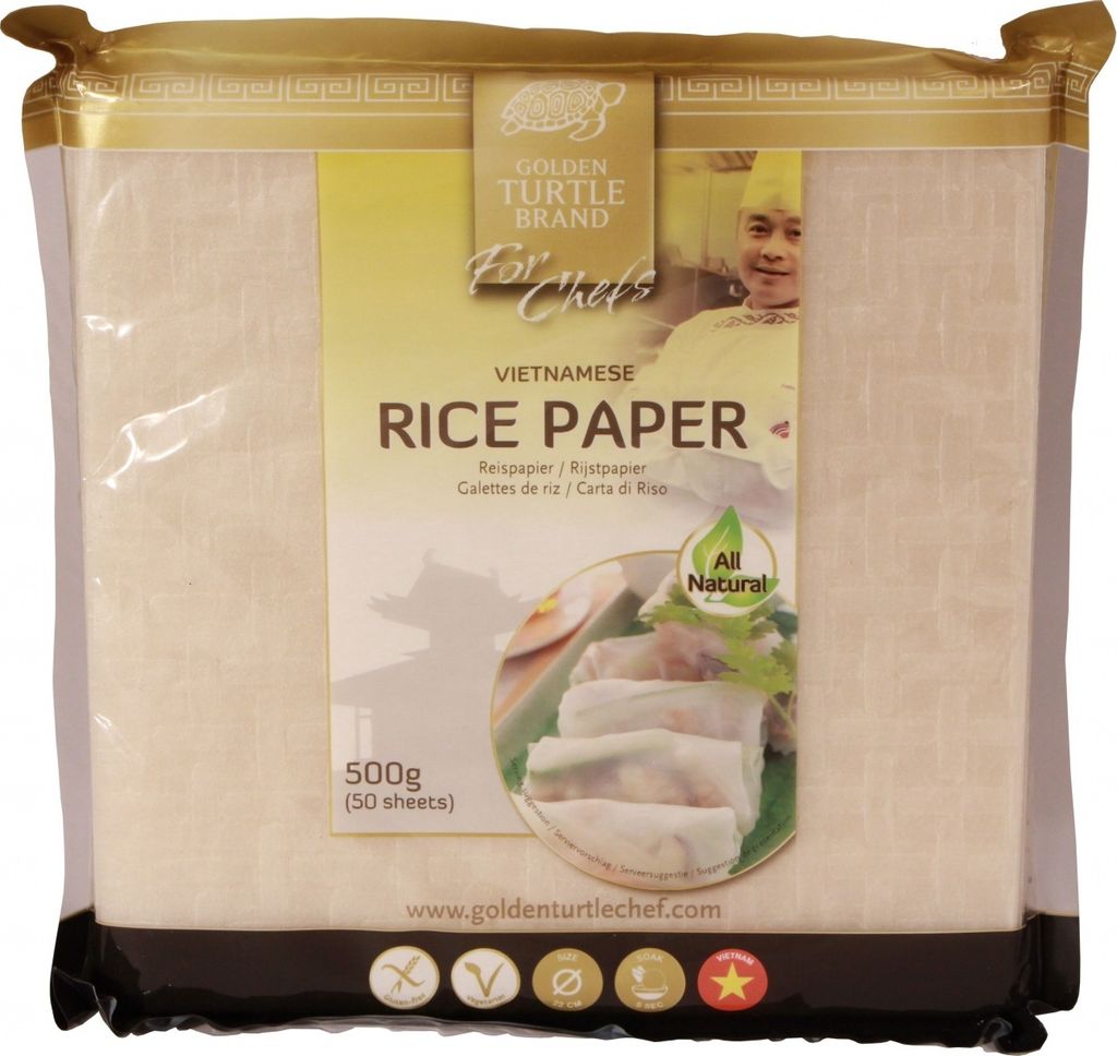 Golden Turtle Brand For Chefs Vietnamese Rice Paper Ø 19cm Image du produit 